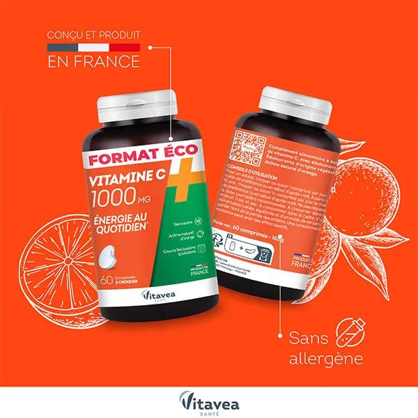 Vitavea Vitamina C 1000 Mg Energía Diaria Formato Eco 60 comprimidos