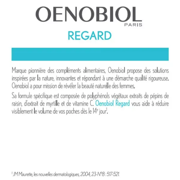Oenobiol Regard 60 comprimés 