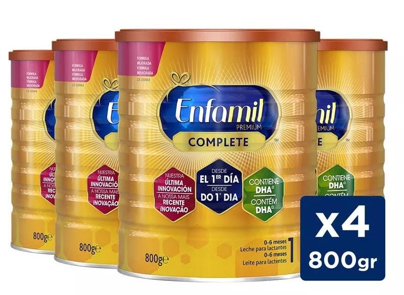 Enfamil Pack Ahorro, Enfamil Premium Complete 3, Preparado Lácteo Infantil  de Crecimiento Para Lactantes Niños de 1 a 3 años, 8x800 gr : :  Alimentación y bebidas