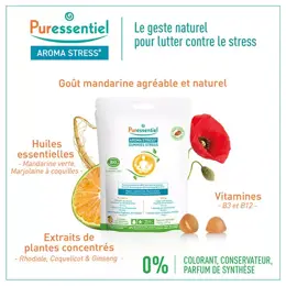 Puressentiel Aroma Stress Huiles Essentielles Bio Plantes et Vitamines 45 gummies