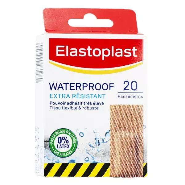 Elastoplast Waterproof Pansement Extra Résistant 20 unités