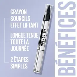 Maybelline New York Tattoo Brow Lift Crayon à Sourcils N°00 Transparent