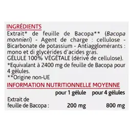 Arkopharma Arkogélules Bacopa 45 gélules