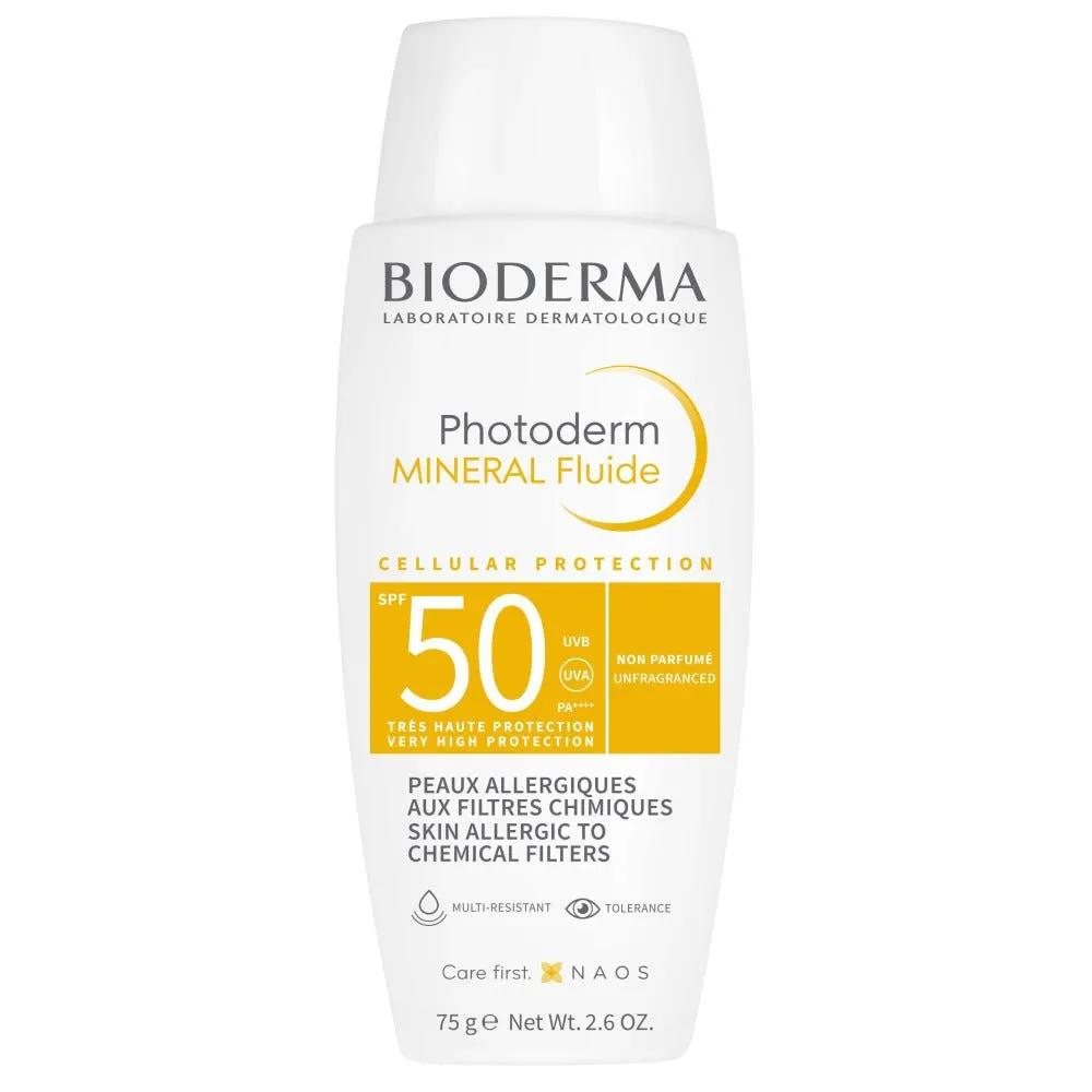 Bioderma Photoderm Mineral Fluide SPF50+ Crema Solare Minerale 75 g