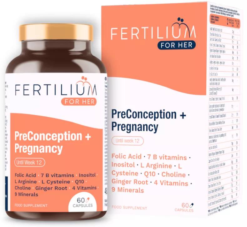 Nutralie Fertilium Pré-concepção + Gravidez 60 Cápsulas