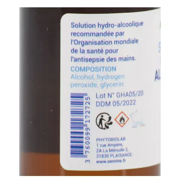 Oemine Solution Hydro-Alcoolique 30ml