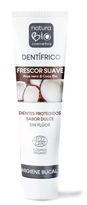 Imagen de Naturabio Cosmetics Naturabio Dentífrico Frescor Suave Aloe Vera y Coco BIO 75 ml