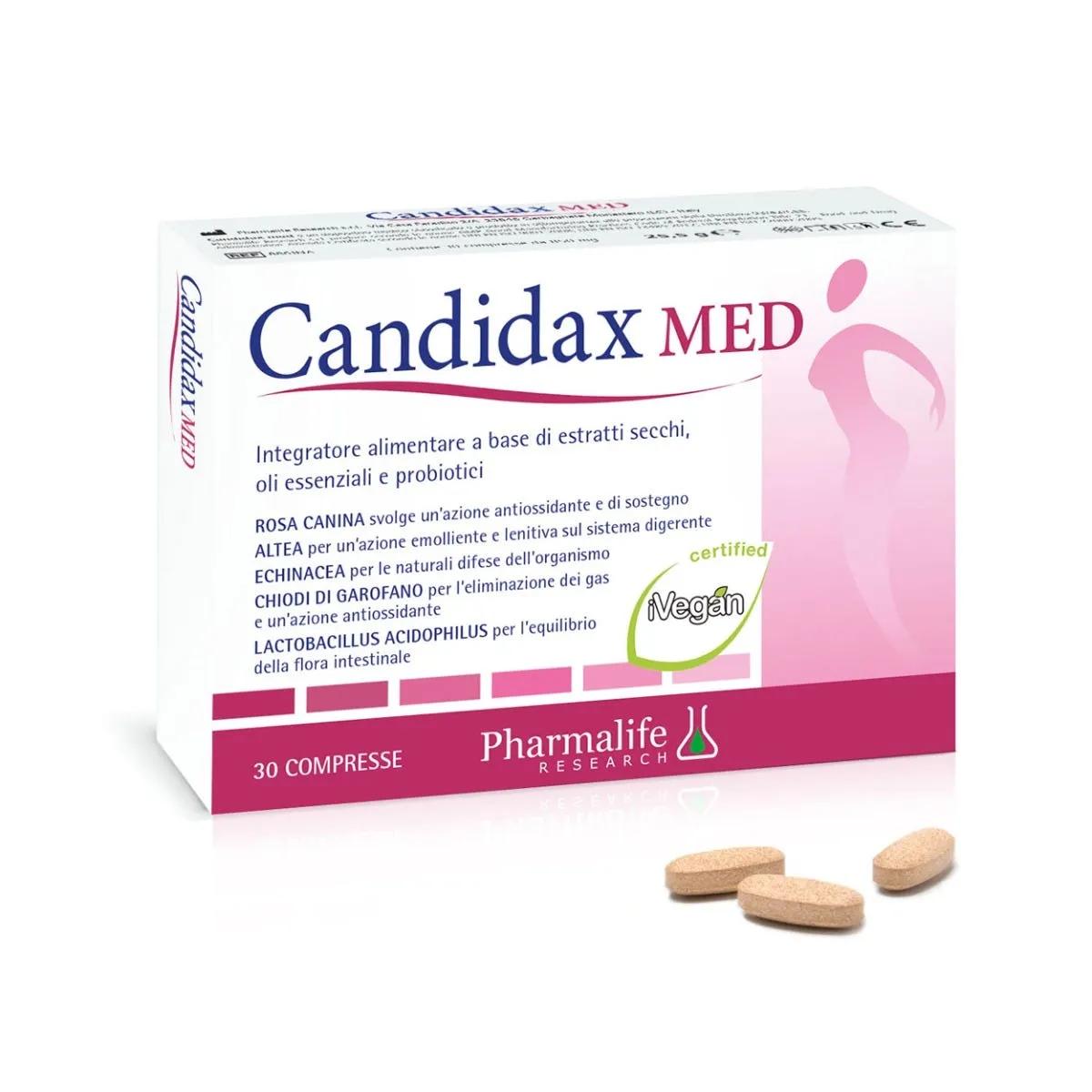 Candidax Med Integratore Per La Protezione Intestinale 30 Compresse