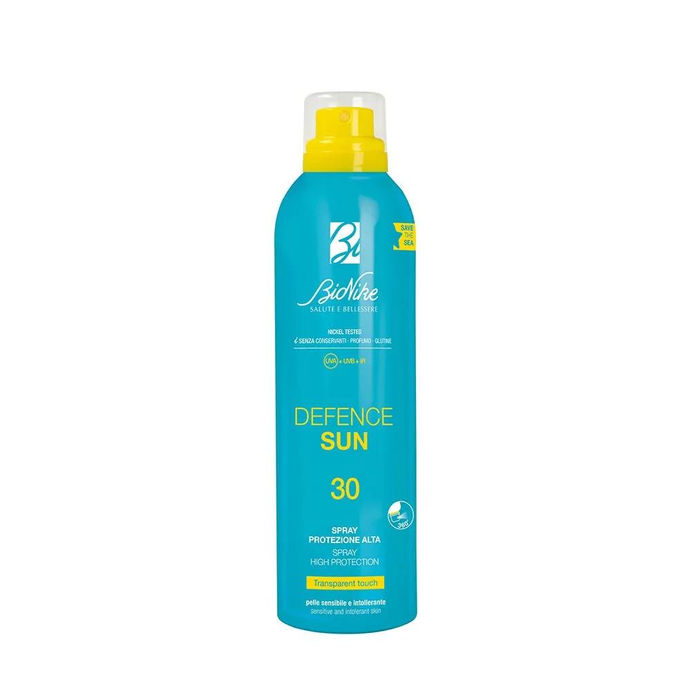 Bionike Defence Sun Spray Trasparente SPF 30 Tocco Secco 200 ml