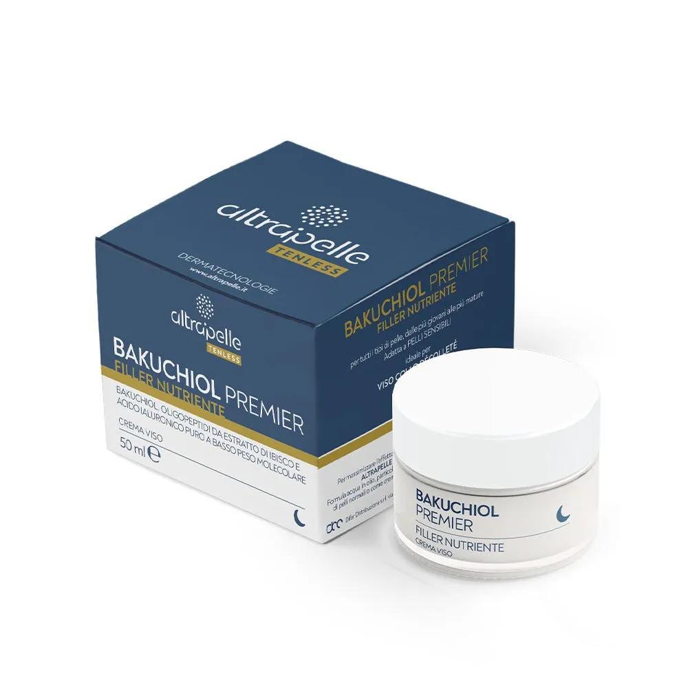 Altrapelle Tenless Crema Viso Notte Bakuchiol Premier-Filler Nutriente 50 ml