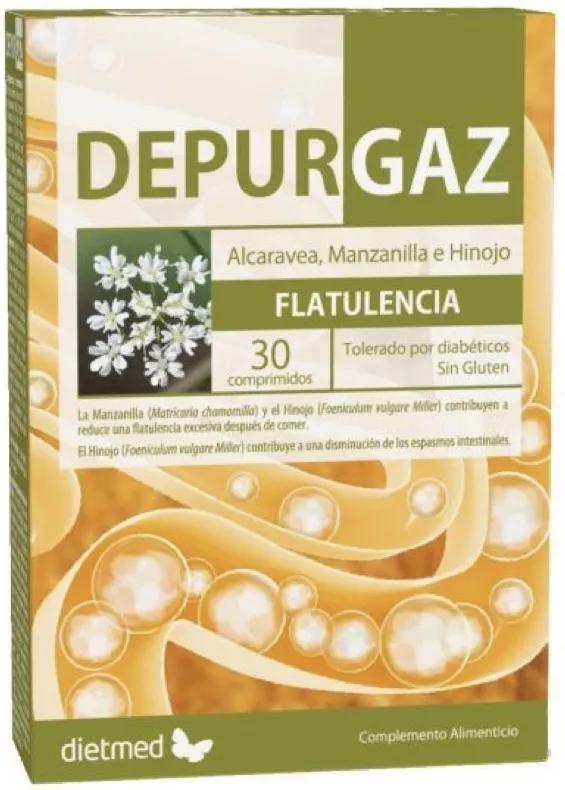 Dietmed Depurgaz Flatulences 30 Comprimés