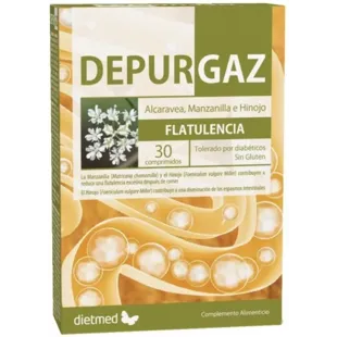 Dietmed Depurgaz Flatulence 30 Tablets