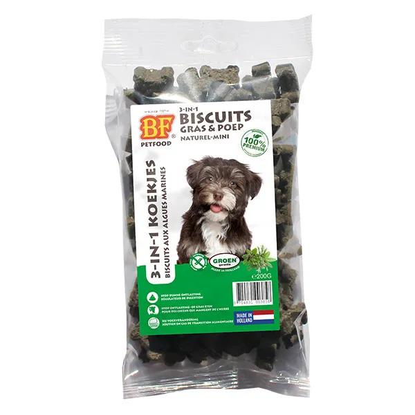 Biofood Perros Caramelos Mini 3 en 1 con Algas Marinas 200g
