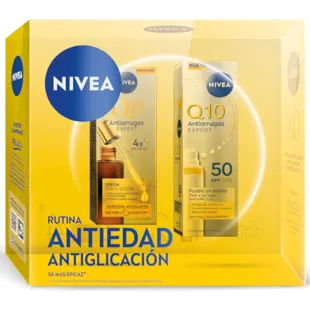 Nivea Q10 Power Double Action Serum 30 ml + Daily UV Fluid SPF50 40 ml