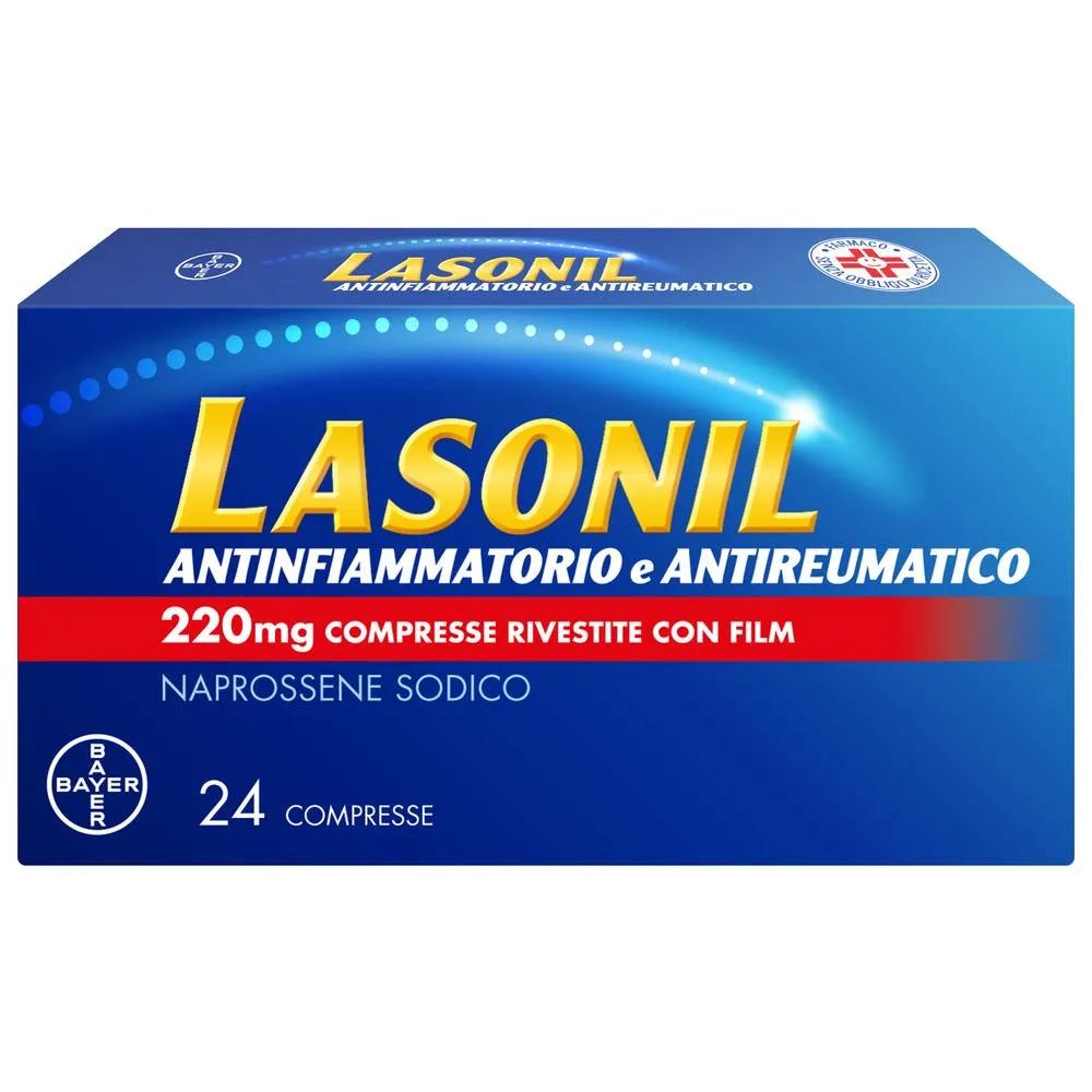 Lasonil Antidolorifico e Antinfiammatorio contro Dolore Muscolare e Articolare 24 Compresse