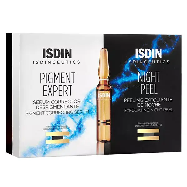 Isdin Pack Pigment Expert Night Peel 10 ampollas 