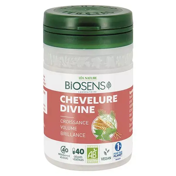 Biosens Chevelure Divine Bio 40 gélules végétales