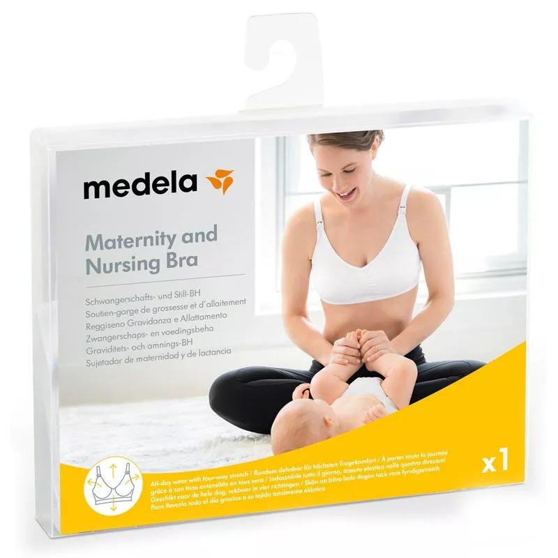 Medela Grossesse et Allaitement Soutien-Gorge Blanc Taille M
