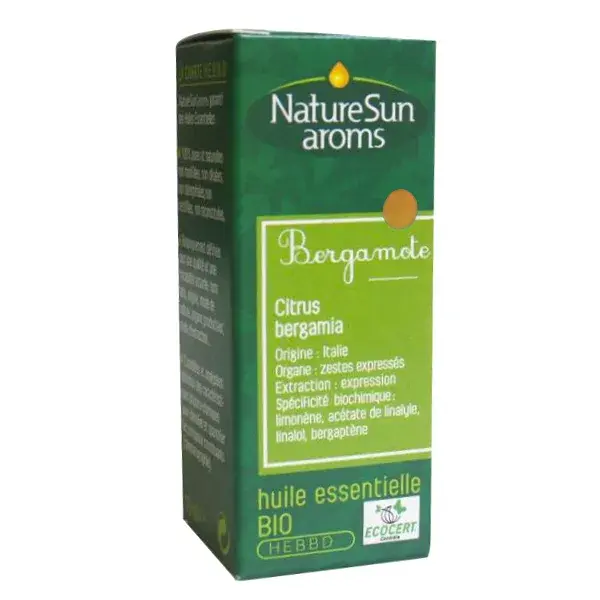 NatureSun Aroms Organic Bergamot Essential Oil 10ml 