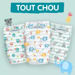 Carryboo Couches Midi T3 (4-9kg) 54 couches