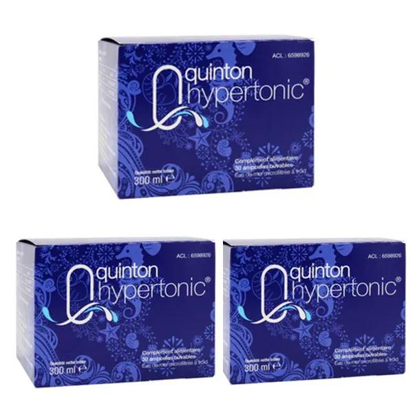 Quinton Hypertonic lot de 3 boîtes