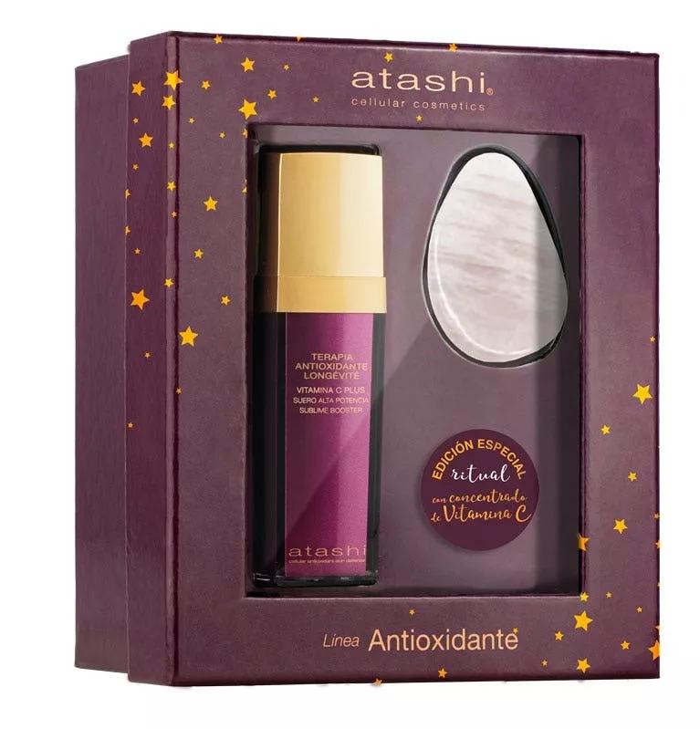 Atashi Cofre Antioxidante Suero Alta Potencia Sublime Booster + Takimochiii