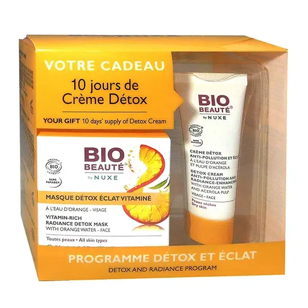 Nuxe Bio Beauté Masque Détox 50ml + Crème 15ml Offerte