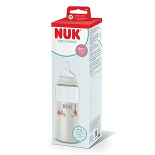 Nuk Biberon First Choice+ Température Control +6m Blu 360ml