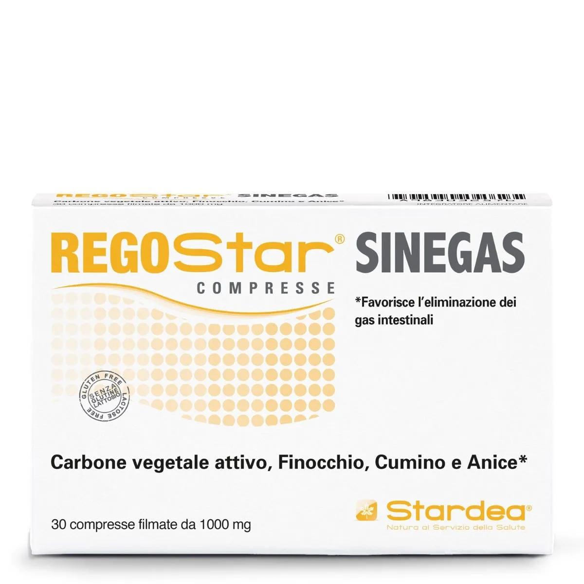 Regostar Sinegas Integratore Gastrointestinale 30 Compresse