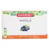 Superdiet Myrtille Bio 20 ampoules de 15ml