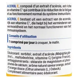 Nutergia Acerol C Vitamine C 60 comprimés