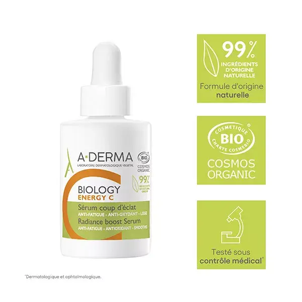 A-Derma Biology Energy C Sérum Éclat 30ml