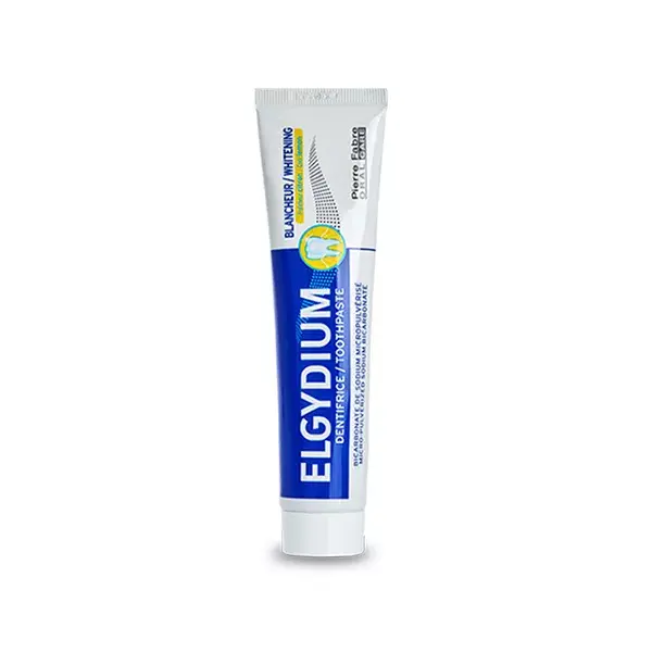Frescura de limón 75ml ELGYDIUM cepillo pasta dental blanca