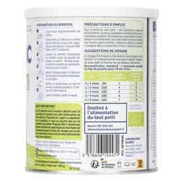 Physiolac Bio Lait 1er Age 400g