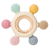 Anneau de dentition sensoriel Saro en bois et silicone