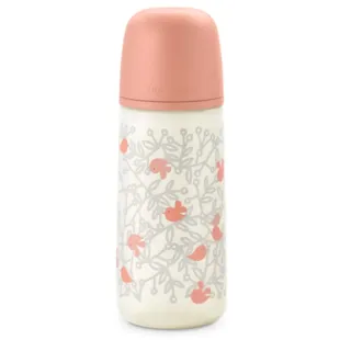 Suavinex Birdies Fast Flow Baby Bottle Pink +6m 360ml