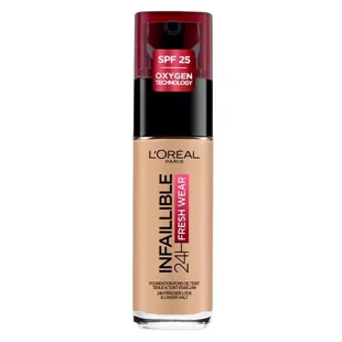 L'Oréal Paris Infaillible 24h Fresh Wear Fondotinta Liquido N°140 Beige Doré 30ml