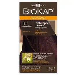 Biokap Nutricolor Teinture pour Cheveux 4.4 Châtain Cuivré 140ml