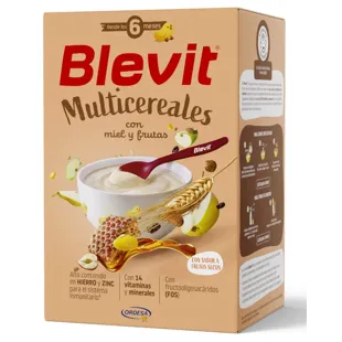 Blevit Multi-Cereal Porridge with Honey and Fruit +6m 500g