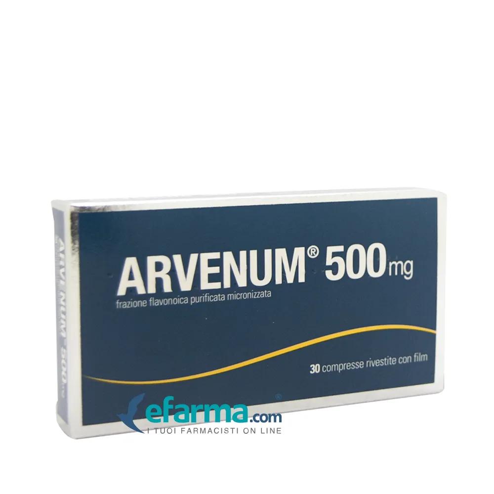 Arvenum 500 mg Flavonoidi Vasoprotettore 30 Compresse Rivestite