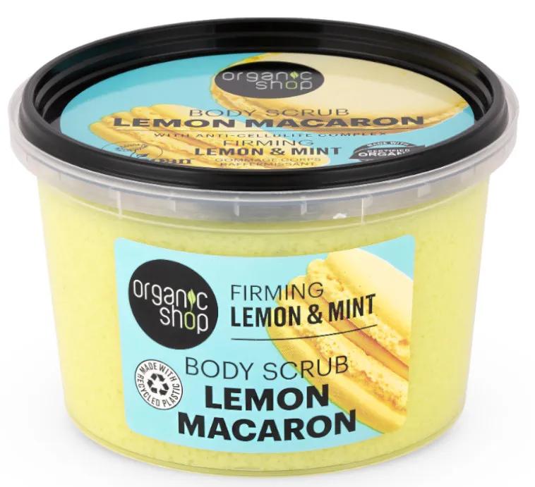 Organic Shop Macaron Lemon Firming Body Scrub 250 ml