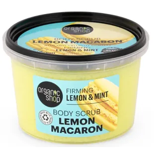 Organic Shop Macaron Lemon Firming Body Scrub 250 ml