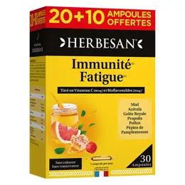 Herbesan Propolis + Gelée Royale 20 + 10 ampoules offertes