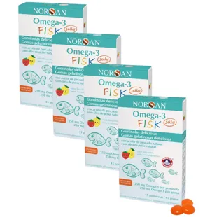 NORSAN Omega-3 FISK Jelly 4x45 Gummies