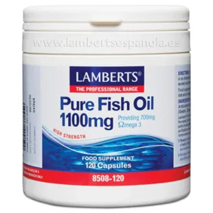 Lamberts Pure Fish Oil 1100mg 120 Capsules