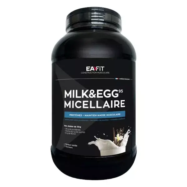 EAFIT leche y huevo 95 + msculo seco sabor vainilla 2,2 kg
