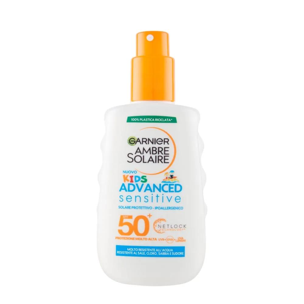 Garnier Ambre Solaire Kids Advances Spray Protezione Solare Per Bambini Spf 50+ 200 ml