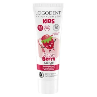 Logona Logodent Children&#39;s Toothpaste Strawberry Fluoride-Free 0-6 Years 75 ml