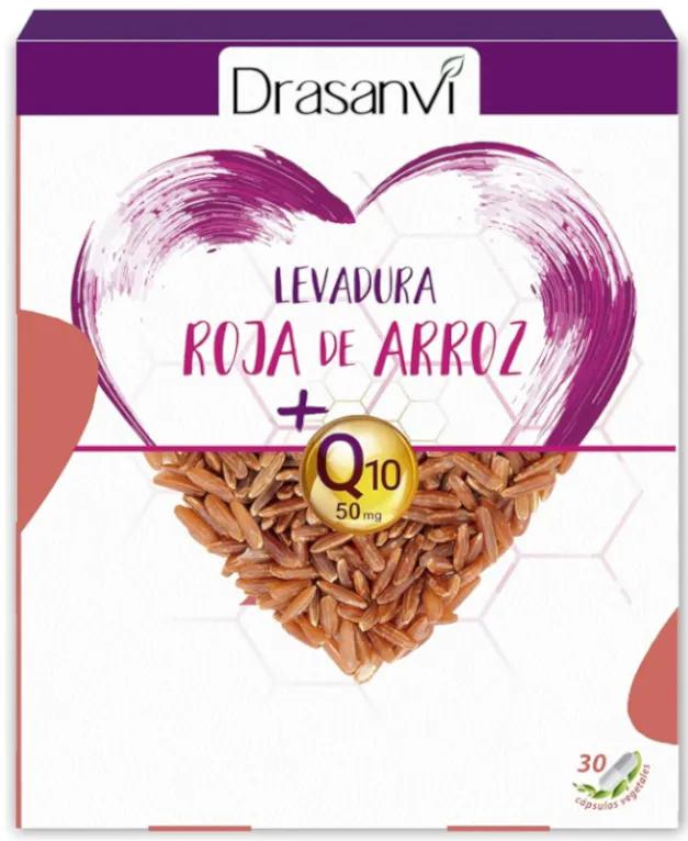 Drasanvi Red Yeast Rice and Coenzyme Q10 30 Capsules 50 mg