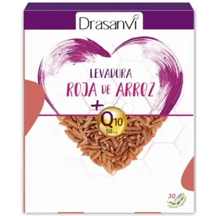 Drasanvi Red Yeast Rice and Coenzyme Q10 30 Capsules 50 mg